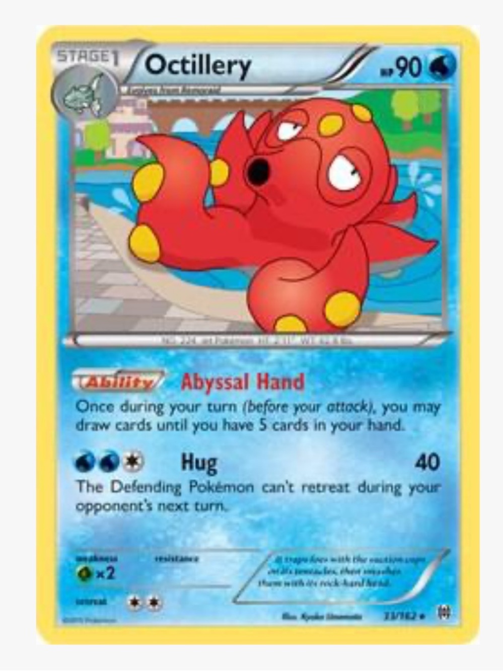 Octillery XY BREAKthrough Pokemon Trading Card